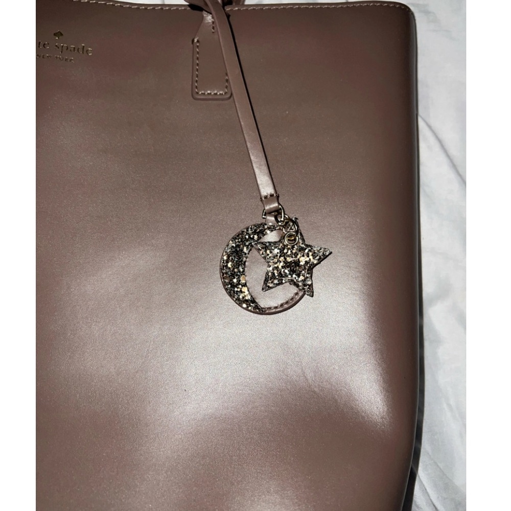 Brand new tan and glitter Kate spade tote
